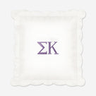 Sigma Kappa Pillow Sham | White