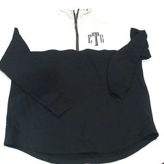 BLOOPER CLOTHING: Monogrammed Quarter Zip Sweatshirt