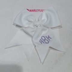 BLOOPER KIDS: Monogrammed Girls Hair Bow