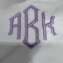 BLOOPER KIDS: Monogrammed Girls Hair Bow