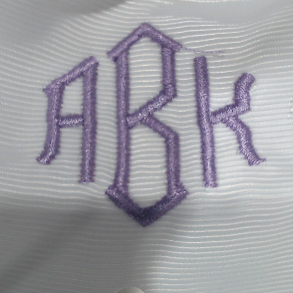 BLOOPER KIDS: Monogrammed Girls Hair Bow