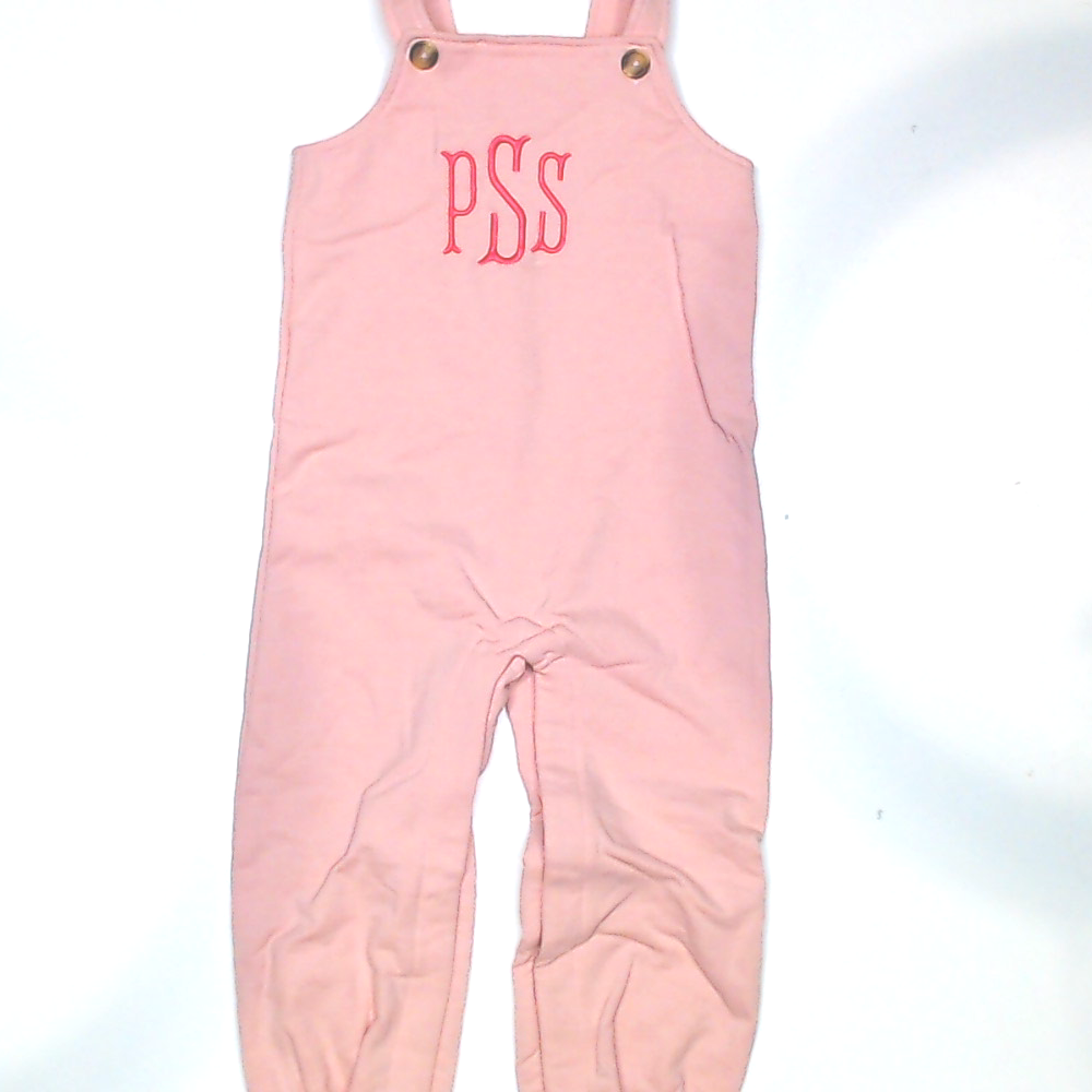 BLOOPER KIDS: Monogrammed Kids Overalls
