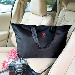NC State Wolfpack Packable Duffel Bag in Car