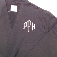 BLOOPER CLOTHING: Monogrammed Sweatshirt Cardigan