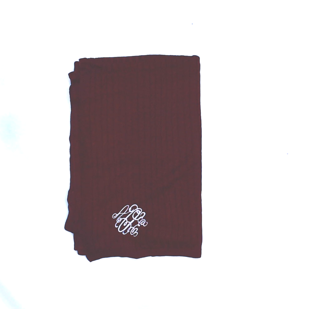 BLOOPER CLOTHING: Monogrammed Poncho