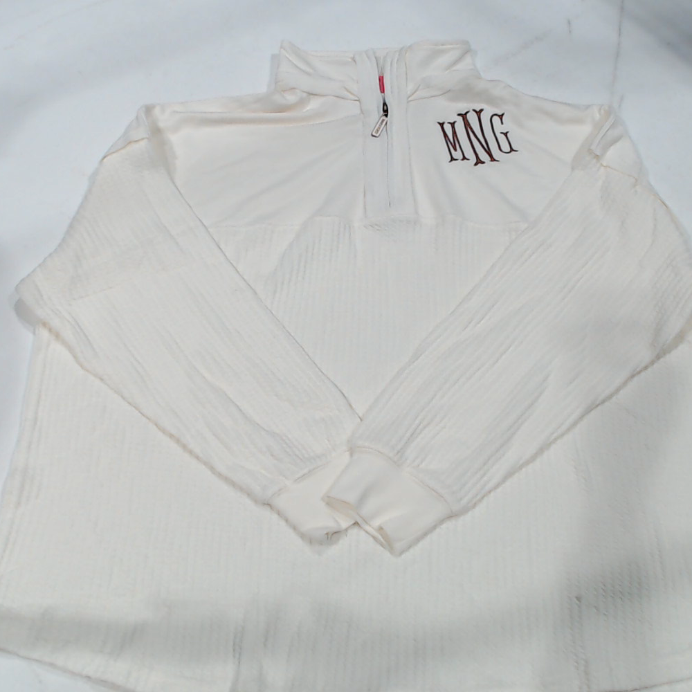 BLOOPER CLOTHING: Monogrammed Waffle Knit Pullover