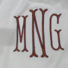 BLOOPER CLOTHING: Monogrammed Waffle Knit Pullover