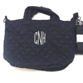 BLOOPER BAG: Monogrammed Diamond Quilted Crossbody