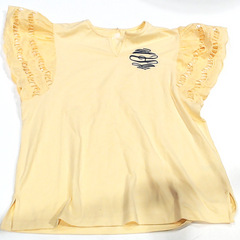 BLOOPER CLOTHING: Monogrammed Flutter Sleeve Top