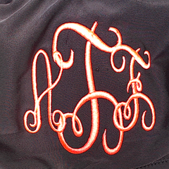 BLOOPER SWIM: Monogrammed Bandeau Top
