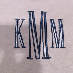BLOOPER CLOTHING: Monogrammed Quarter Zip Sweatshirt