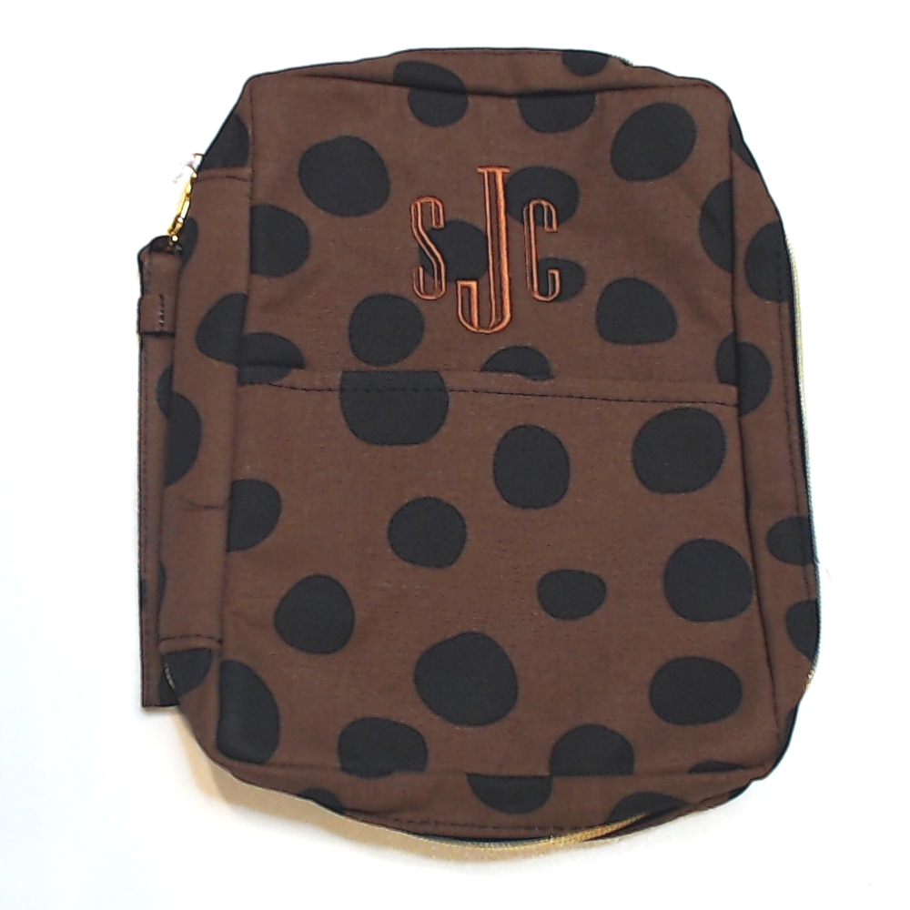 BLOOPER ACCESSORY: Monogrammed Bible Carrier