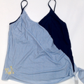 BLOOPER SWIM: Monogrammed Ruched Tankini