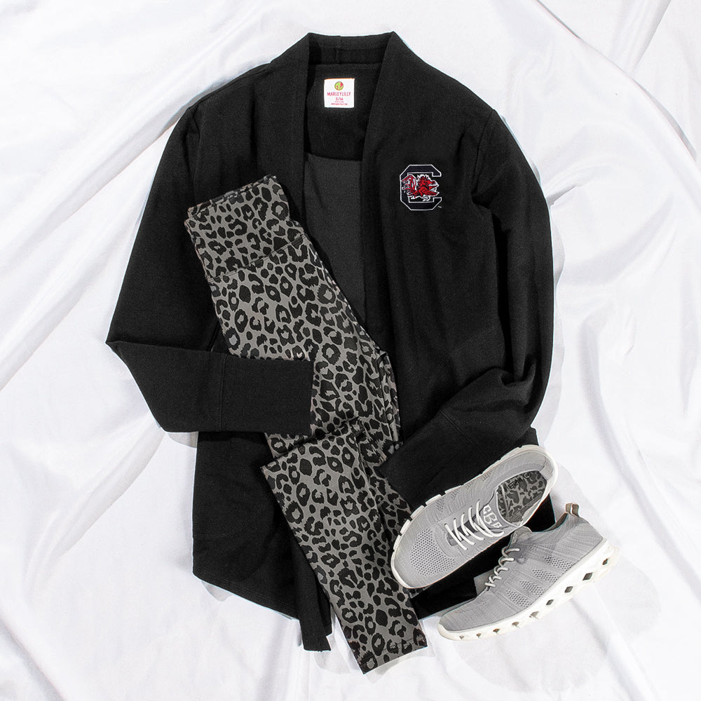 south carolina gamecocks sweatshirt cardigan black