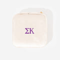 sigma kappa velvet travel jewelry case