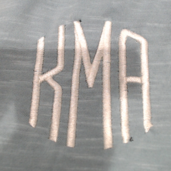 BLOOPER CLOTHING: Monogrammed Henley