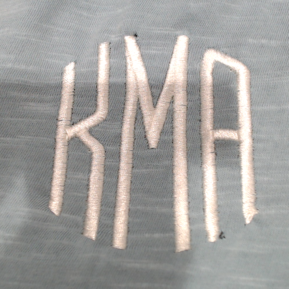 BLOOPER CLOTHING: Monogrammed Henley
