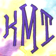 BLOOPER CLOTHING: Monogrammed Tie Dye T-Shirt
