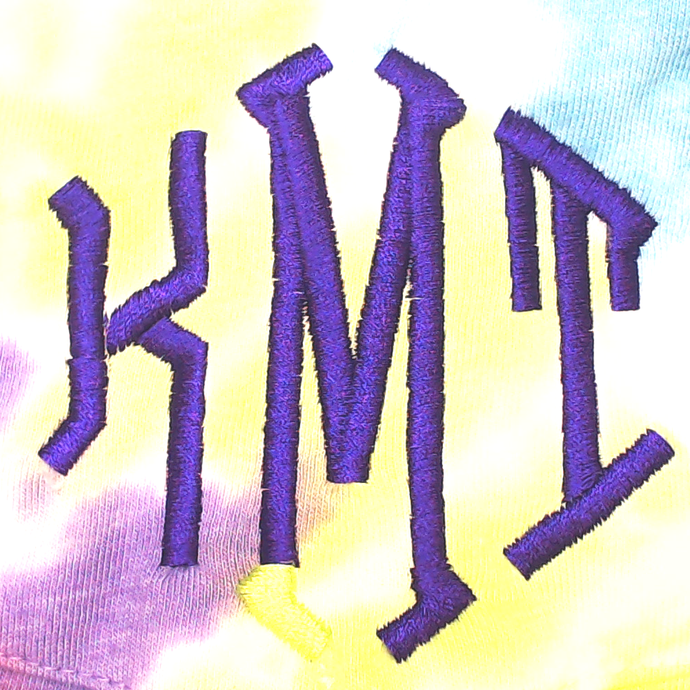 BLOOPER CLOTHING: Monogrammed Tie Dye T-Shirt