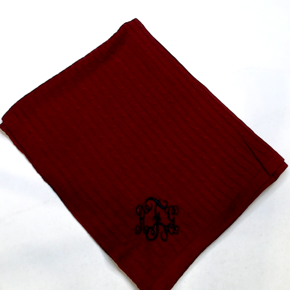 BLOOPER CLOTHING: Monogrammed Poncho