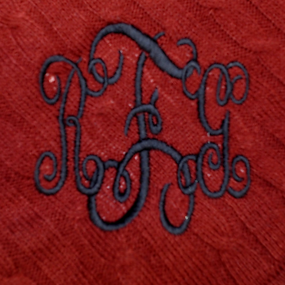 BLOOPER CLOTHING: Monogrammed Poncho