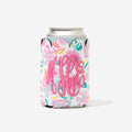 Personalized Can Koolie in Painted Petals