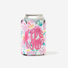 Personalized Can Koolie | Painted Petals