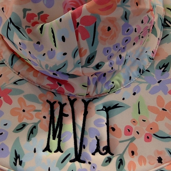BLOOPER KIDS: Monogrammed Baby Sun Hat