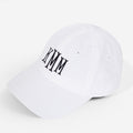Monogrammed Baseball Hat | White