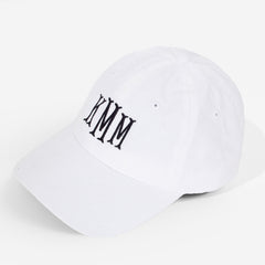 Monogrammed Baseball Hat | White