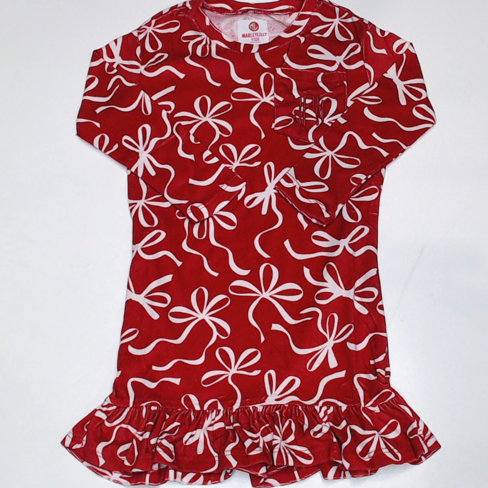 BLOOPER KIDS: Monogrammed Girls Nightgown