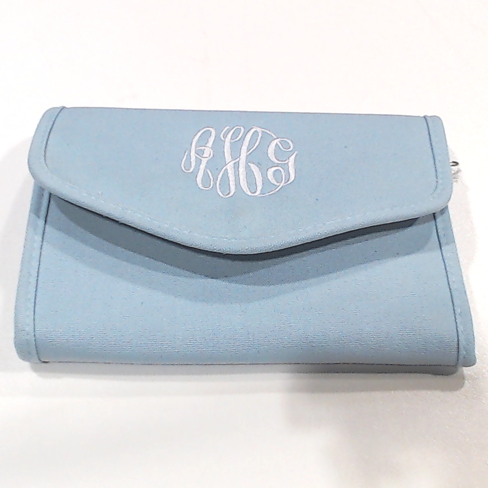 BLOOPER BAG: Monogrammed Travel Jewelry Organizer