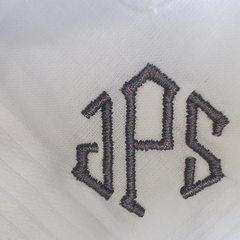 BLOOPER ACCESSORY: Monogrammed Men's Handkerchief Set
