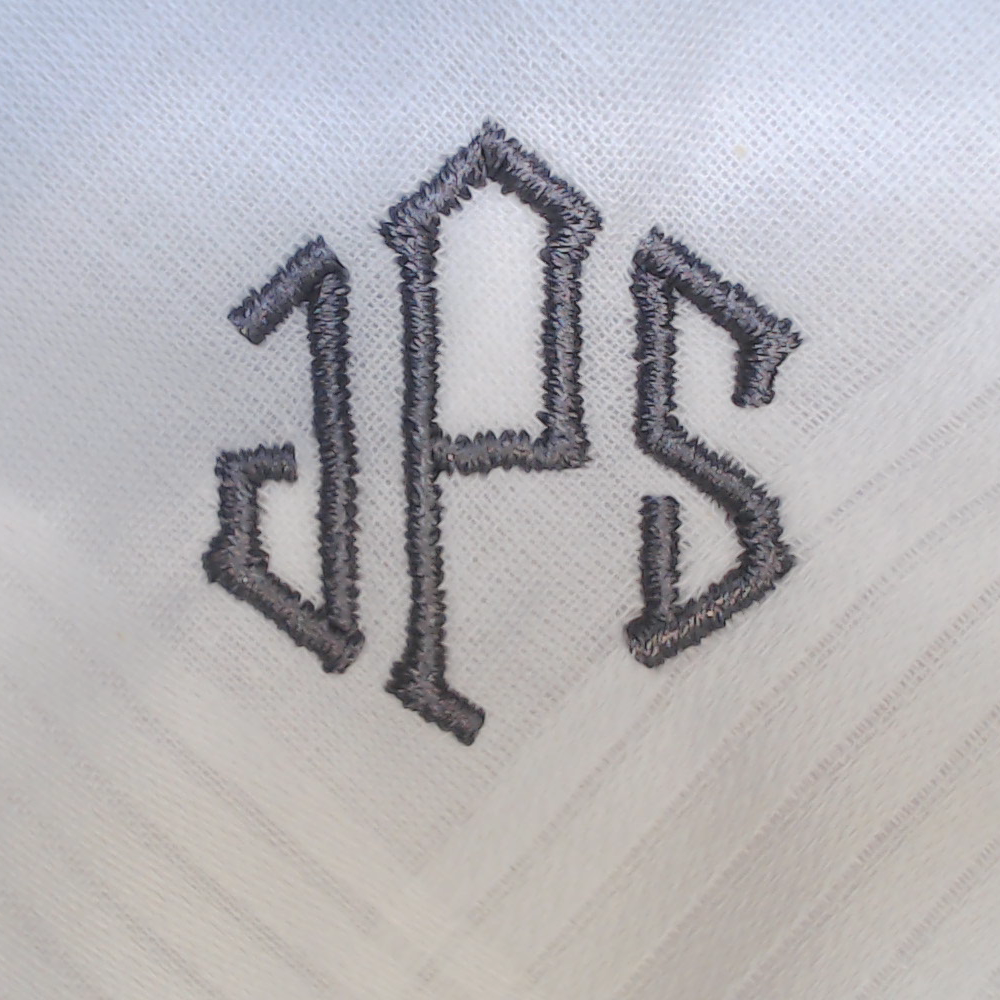 BLOOPER ACCESSORY: Monogrammed Men's Handkerchief Set