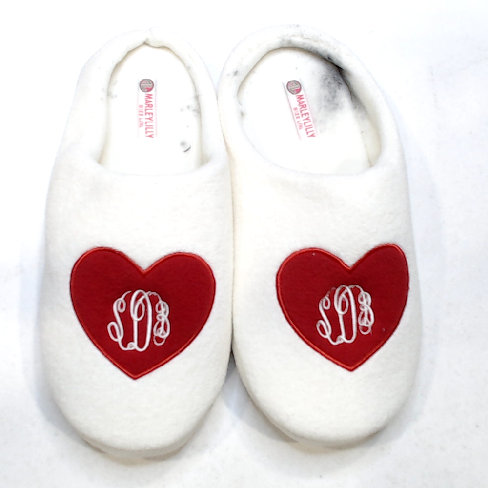 BLOOPER SHOES: Monogrammed Slippers