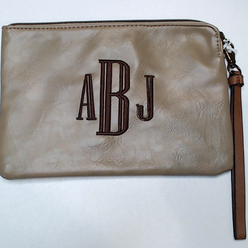 BLOOPER BAG: Monogrammed Wristlet