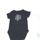 BLOOPER KIDS CLOTHING: Monogrammed Baby Short Sleeve Bodysuit