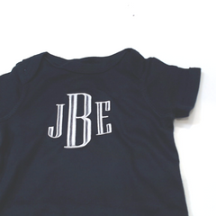BLOOPER KIDS CLOTHING: Monogrammed Baby Short Sleeve Bodysuit