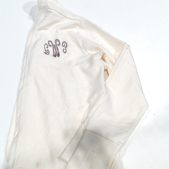BLOOPER CLOTHING: Monogrammed Sweatshirt Cardigan