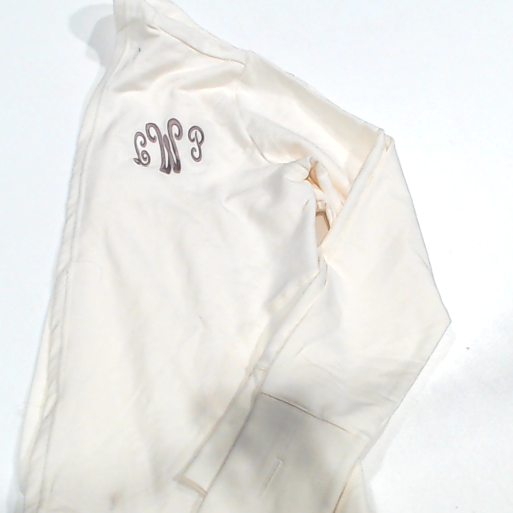 BLOOPER CLOTHING: Monogrammed Sweatshirt Cardigan