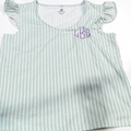 BLOOPER CLOTHING: Monogrammed Ruffle Pajama Top