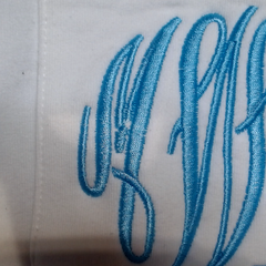 BLOOPER CLOTHING: Monogrammed Colorblock Sweatshirt