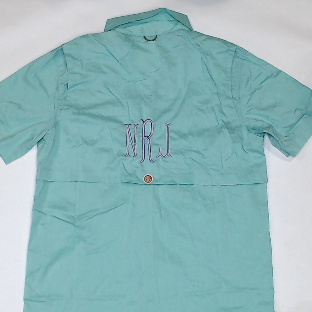 BLOOPER CLOTHING: Monogrammed Fishing Shirt