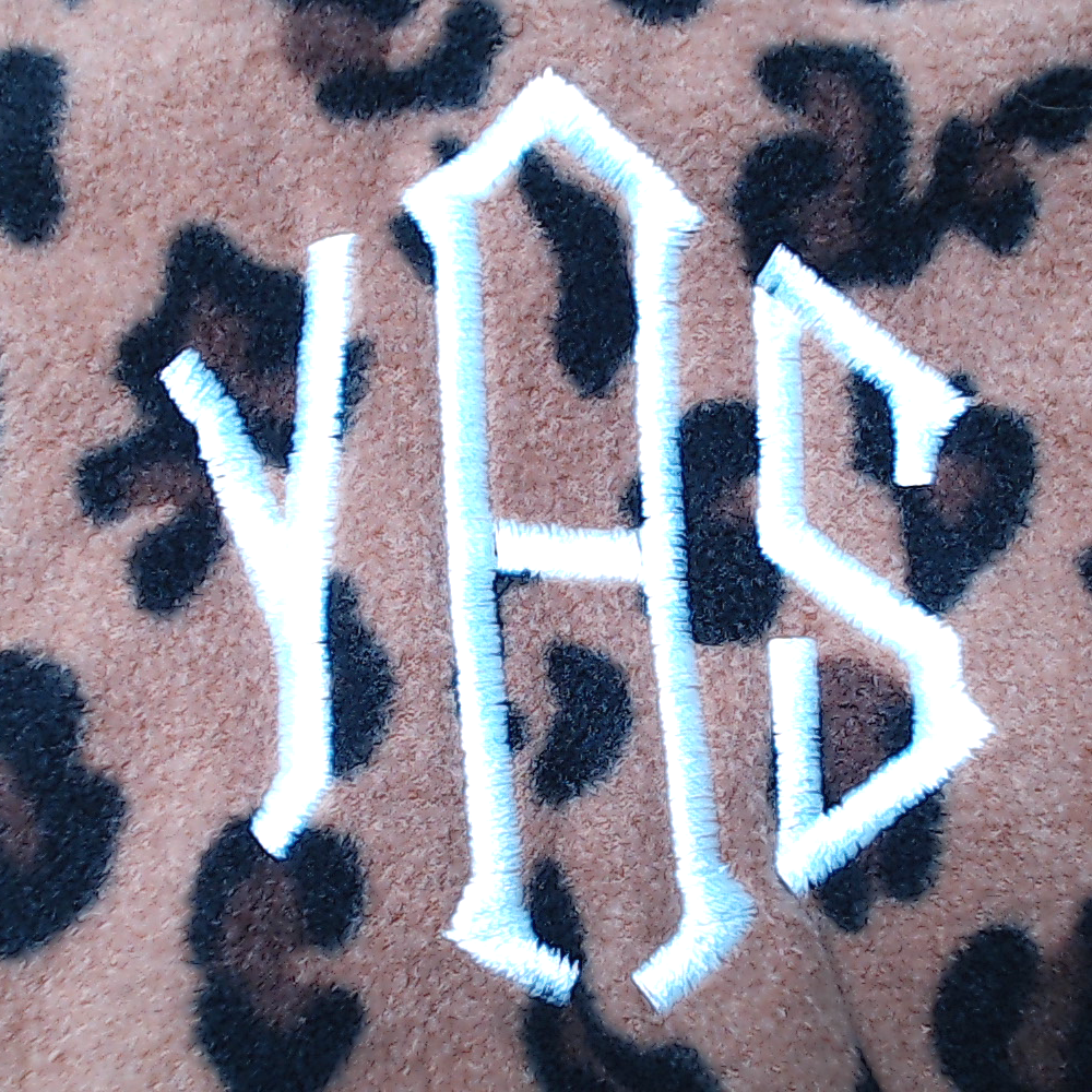 BLOOPER CLOTHING: Monogrammed Fleece Vest