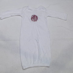 BLOOPER KIDS: Monogrammed Baby Layette Gown