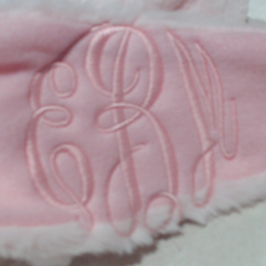 BLOOPER KIDS: Monogrammed Bunny Easter Basket