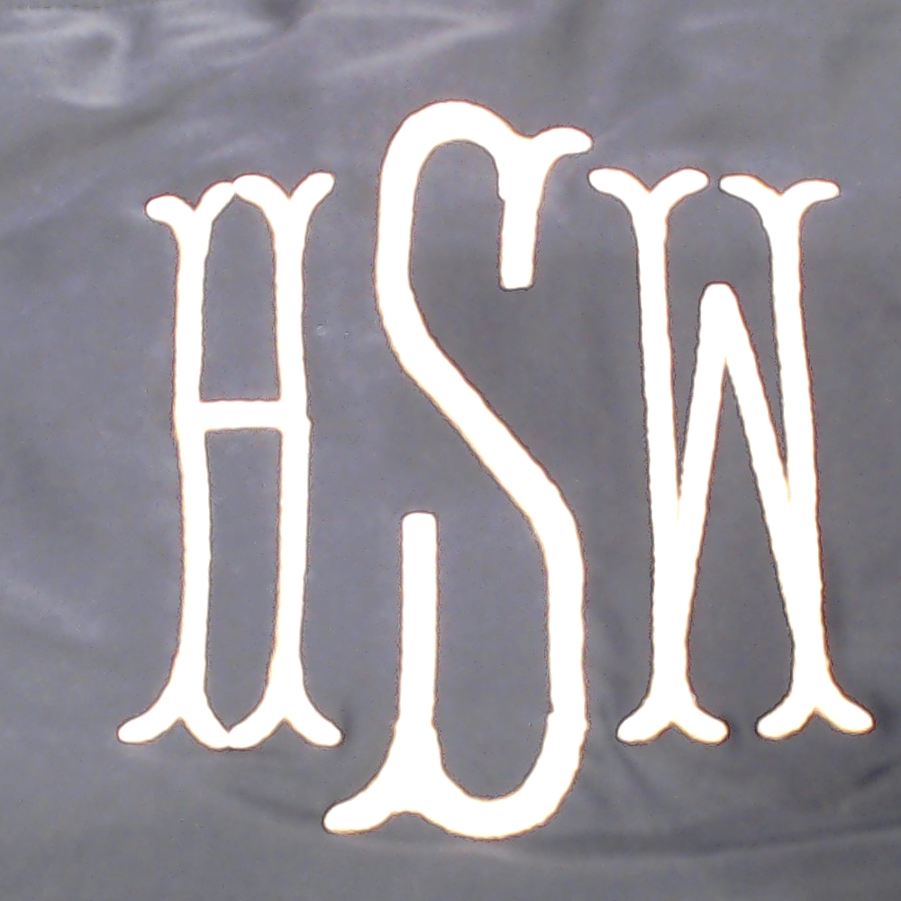 BLOOPER SWIM: Monogrammed One Piece Bathing Suit