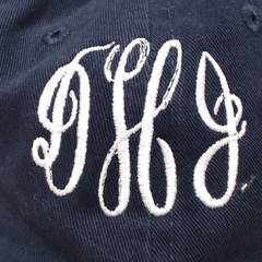 BLOOPER ACCESSORY: Monogrammed Baseball Hat