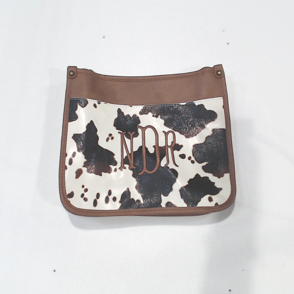 BLOOPER BAG: Monogrammed Saddlebag