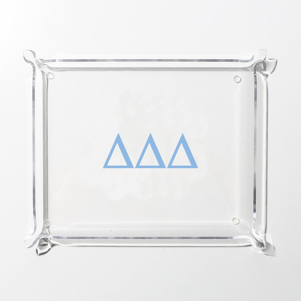 Delta Delta Delta Acrylic Tray | Marleylilly